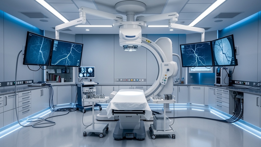State-of-the-art UFE interventional radiology suite at Atlanta Medical Clinic